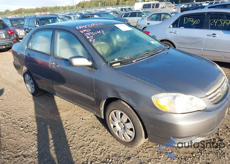 2004 Toyota Corolla Le z USA, uszkodzony, nr VIN 2T1BR38E64C257658